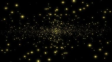 带通道金色粒子循环后期光效特效视频的预览图