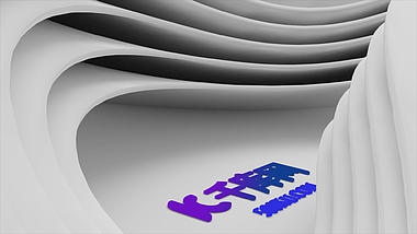 简约白色三维动画logo片头ae模板视频的预览图