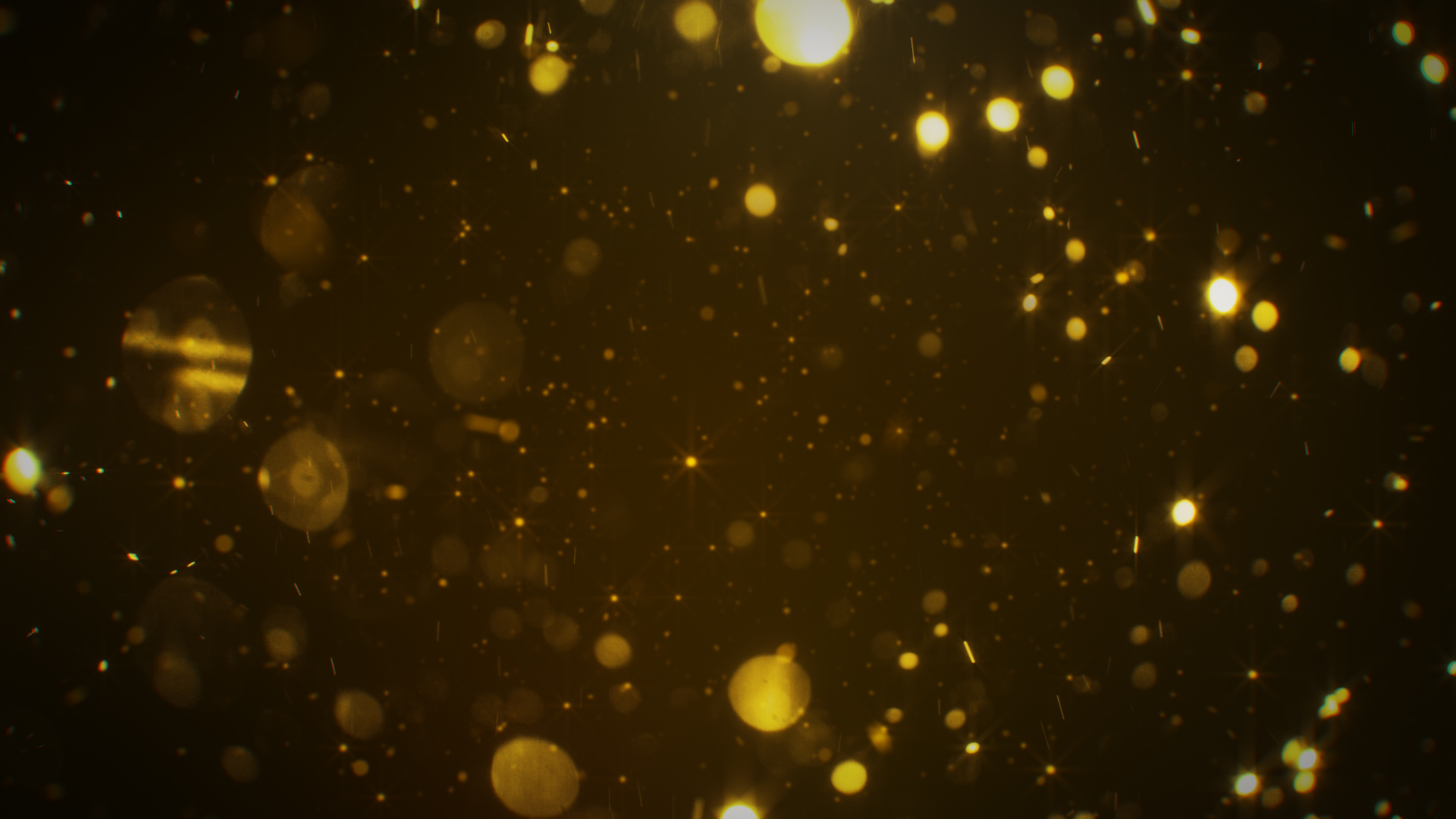 金色闪亮唯美粒子循环背景ae模板视频的预览图
