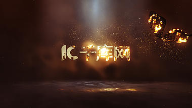 大气火焰蝴蝶LOGO视频的预览图