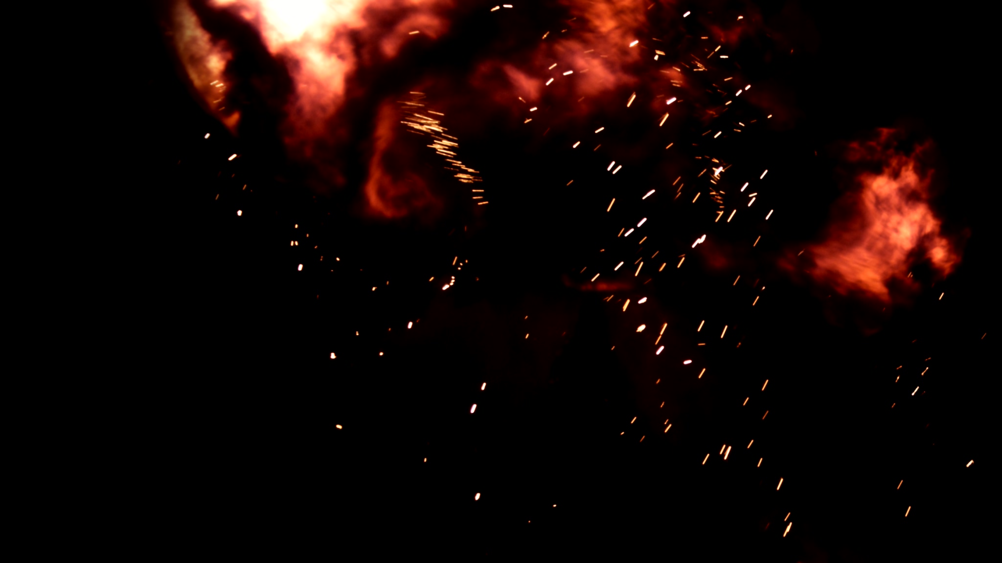震撼带通道火焰爆炸特效素材视频的预览图
