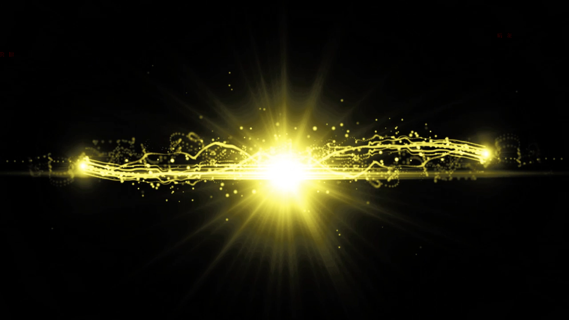 大气金黄色粒子碰撞带通道素特效视频的预览图