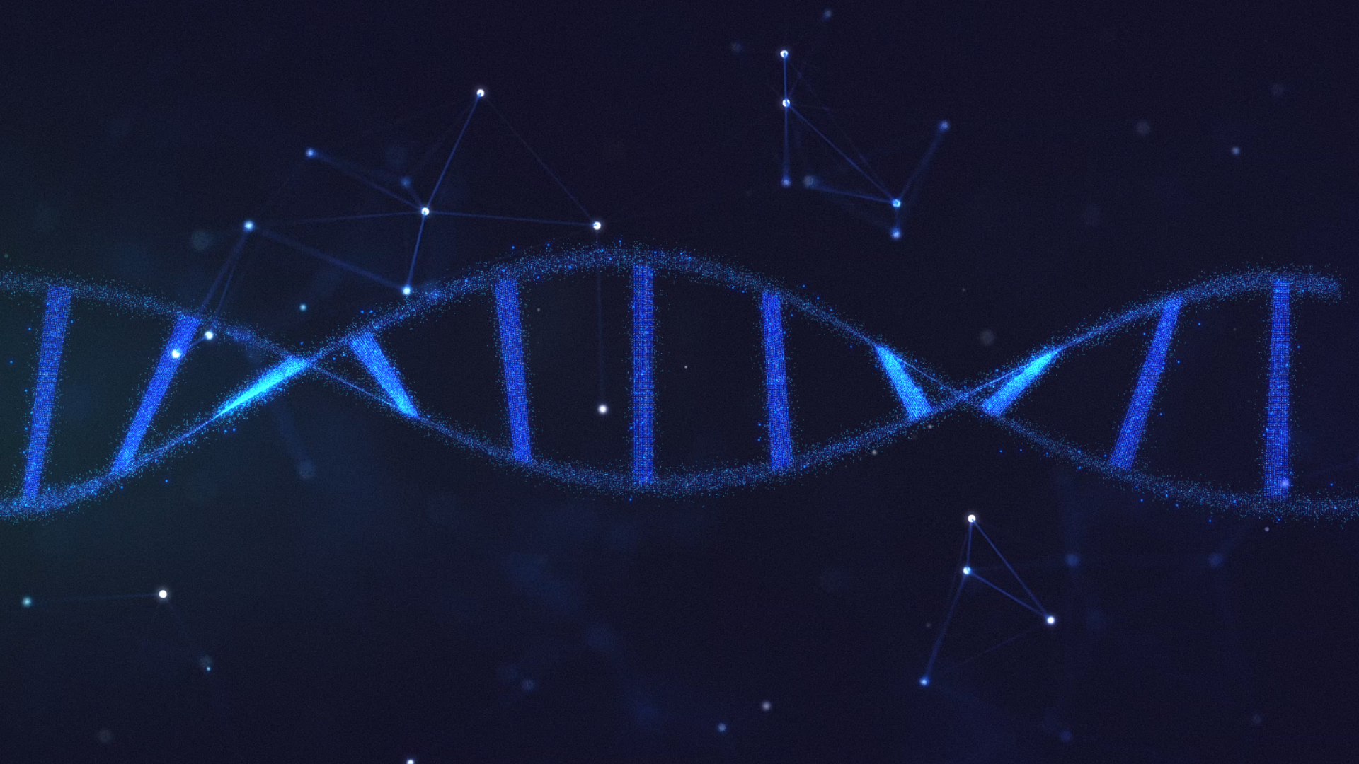 蓝色DNA背景ae模板视频的预览图