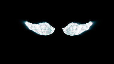 天使翅膀挥动特效带通道AE模板视频的预览图