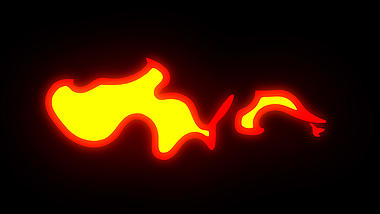 卡通燃烧火焰特效元素动画AE模板视频的预览图