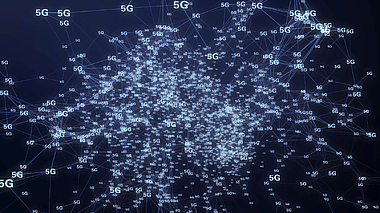 科技数据5G粒子效果循环LED大屏背景视频的预览图