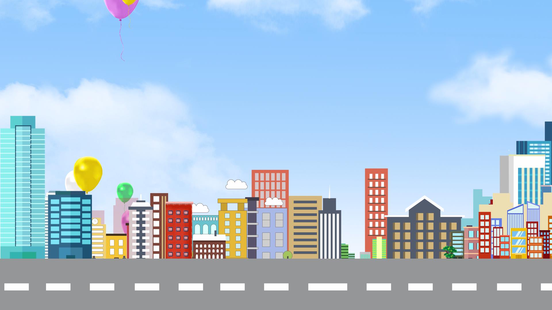 大气城市MG素材AE模板视频的预览图