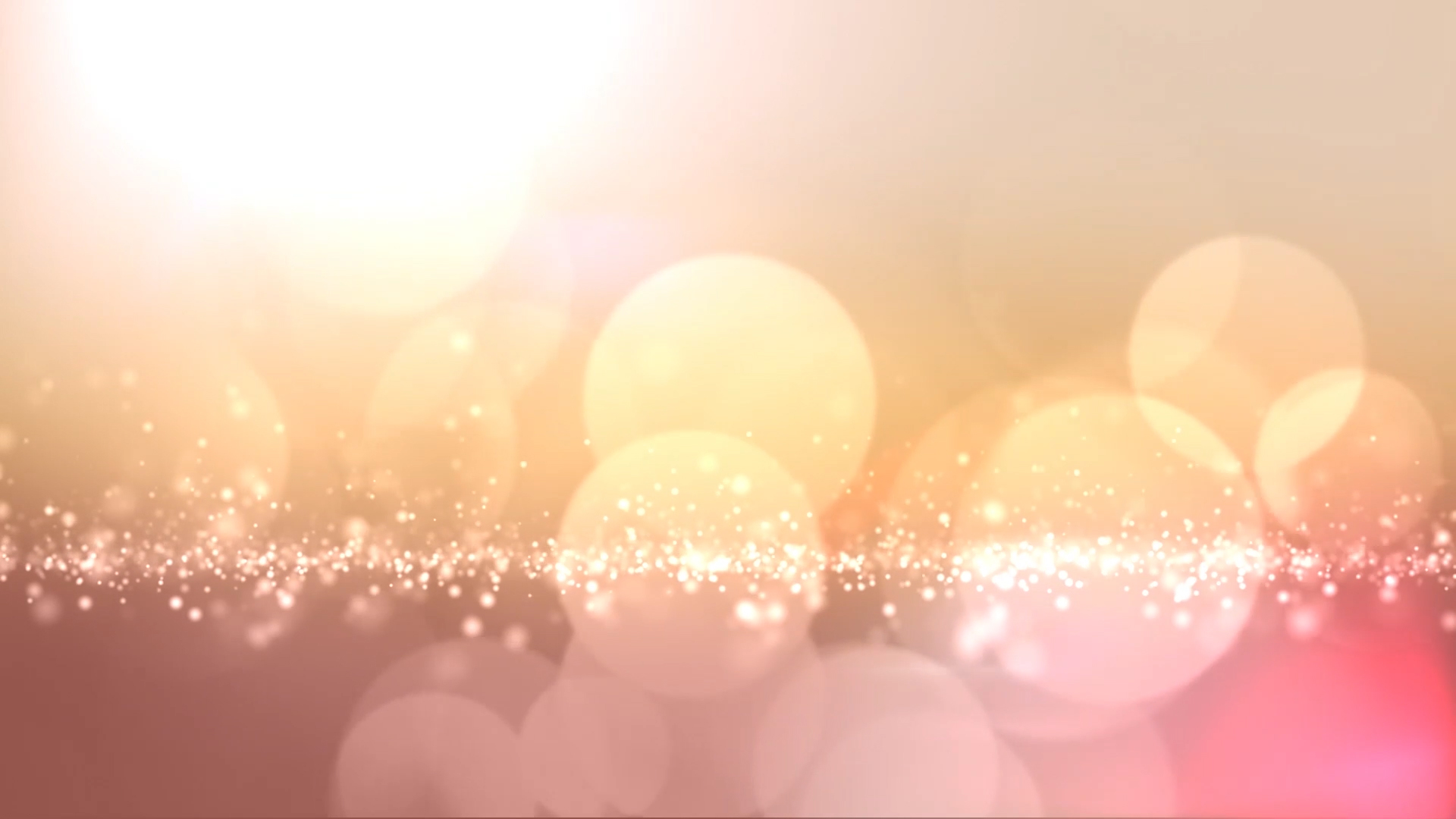 唯美温馨粒子光斑橙粉色婚礼背景视频视频的预览图