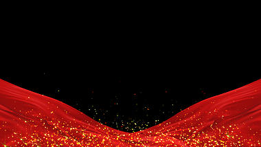 红绸丝带党政边框ae模板视频的预览图