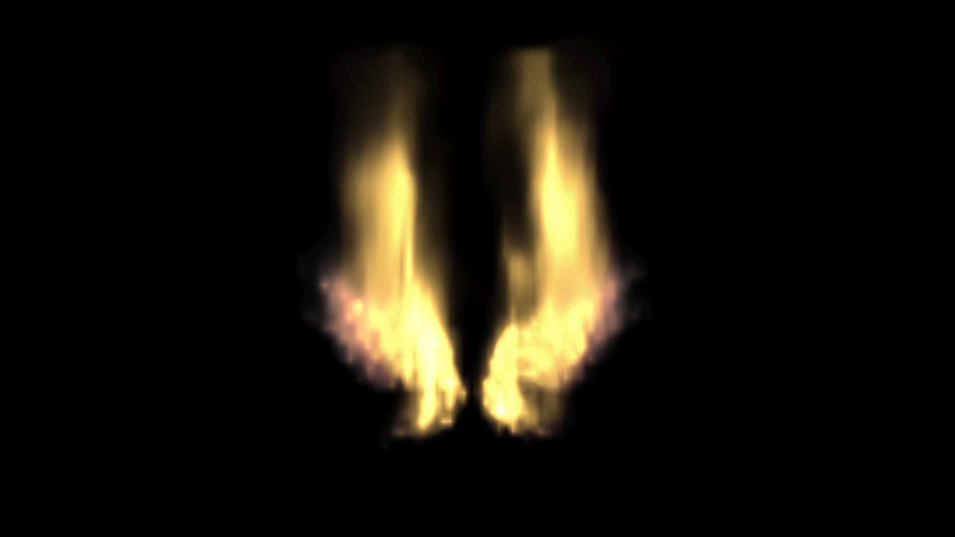 火焰天使翅膀带通道mov视频的预览图