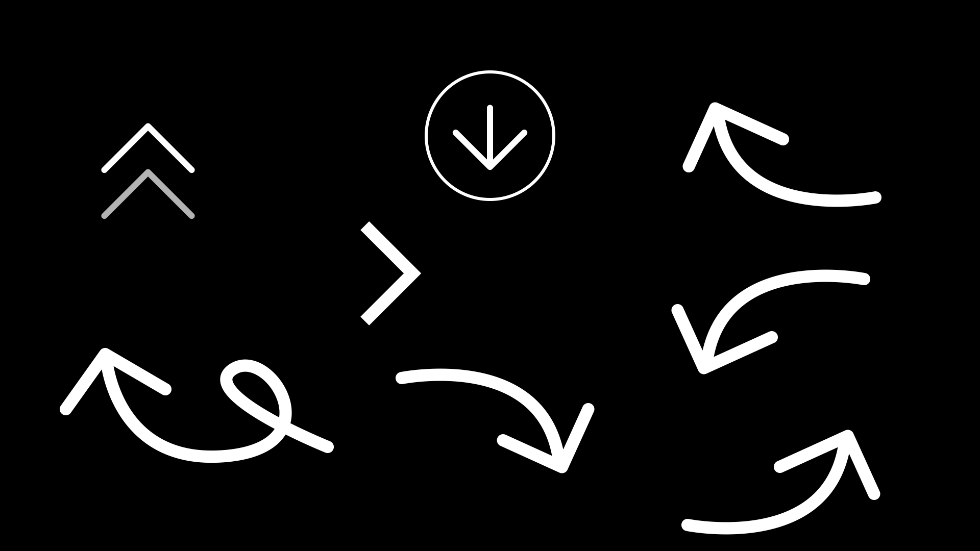 八种常用箭头动画(带通道)视频的预览图
