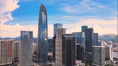 高清航拍深圳大百汇广场建筑群视频的预览图