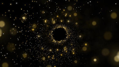 粒子圆圈旋转闪烁粒子发射背景视频的预览图