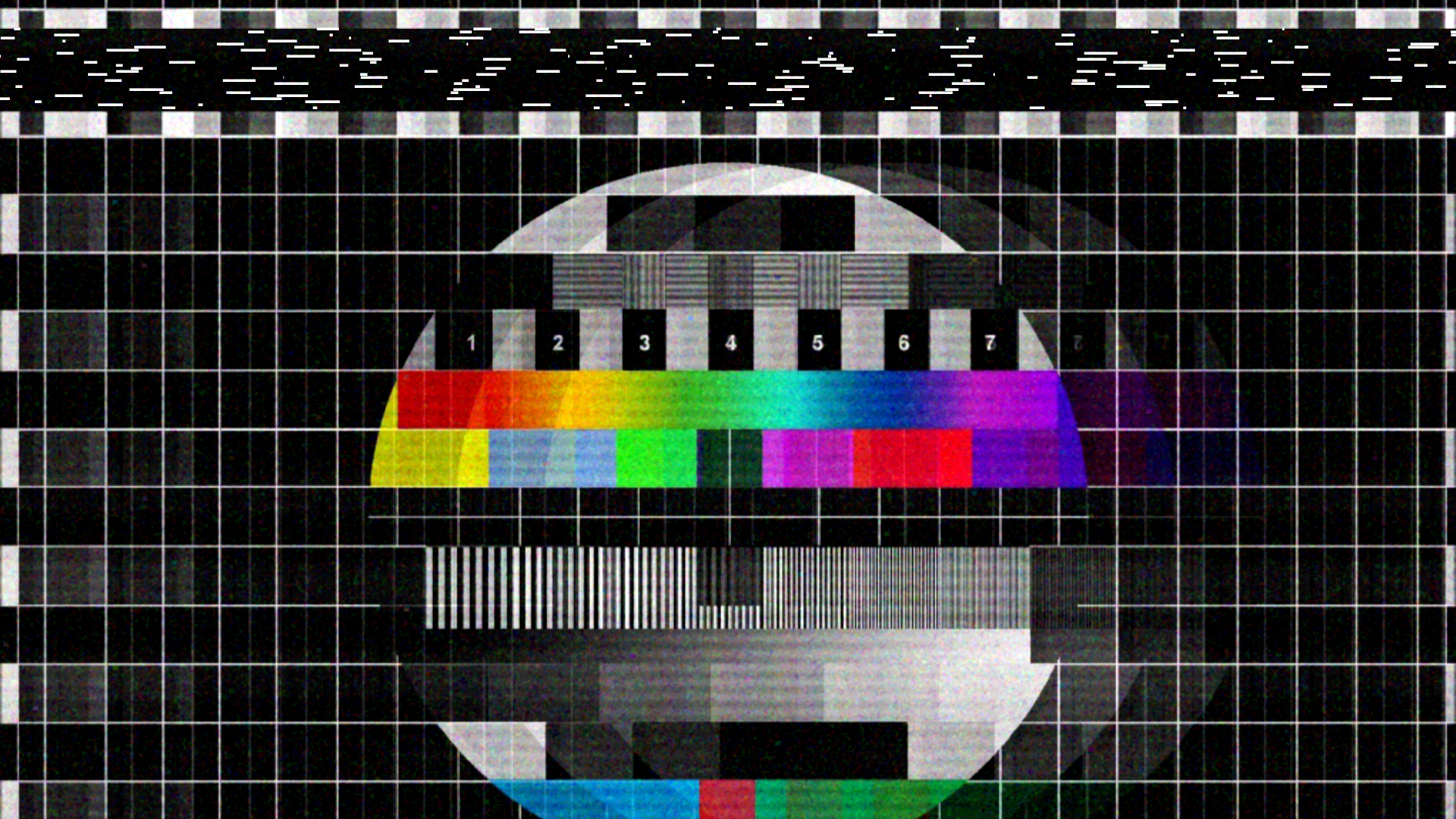 新复古怀旧电视信号损坏转场视频的预览图