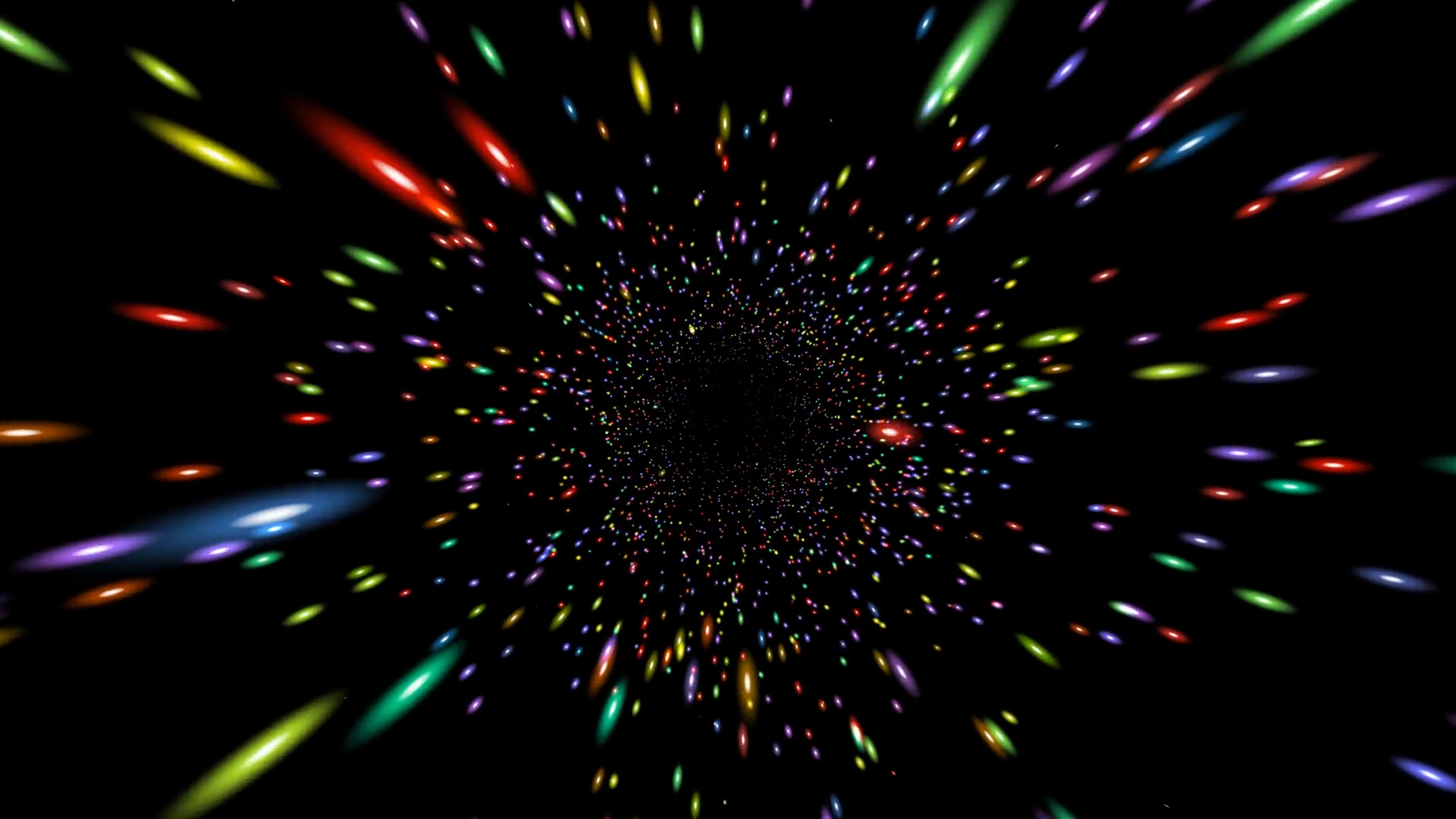 动感彩色粒子发射循环背景视频视频的预览图