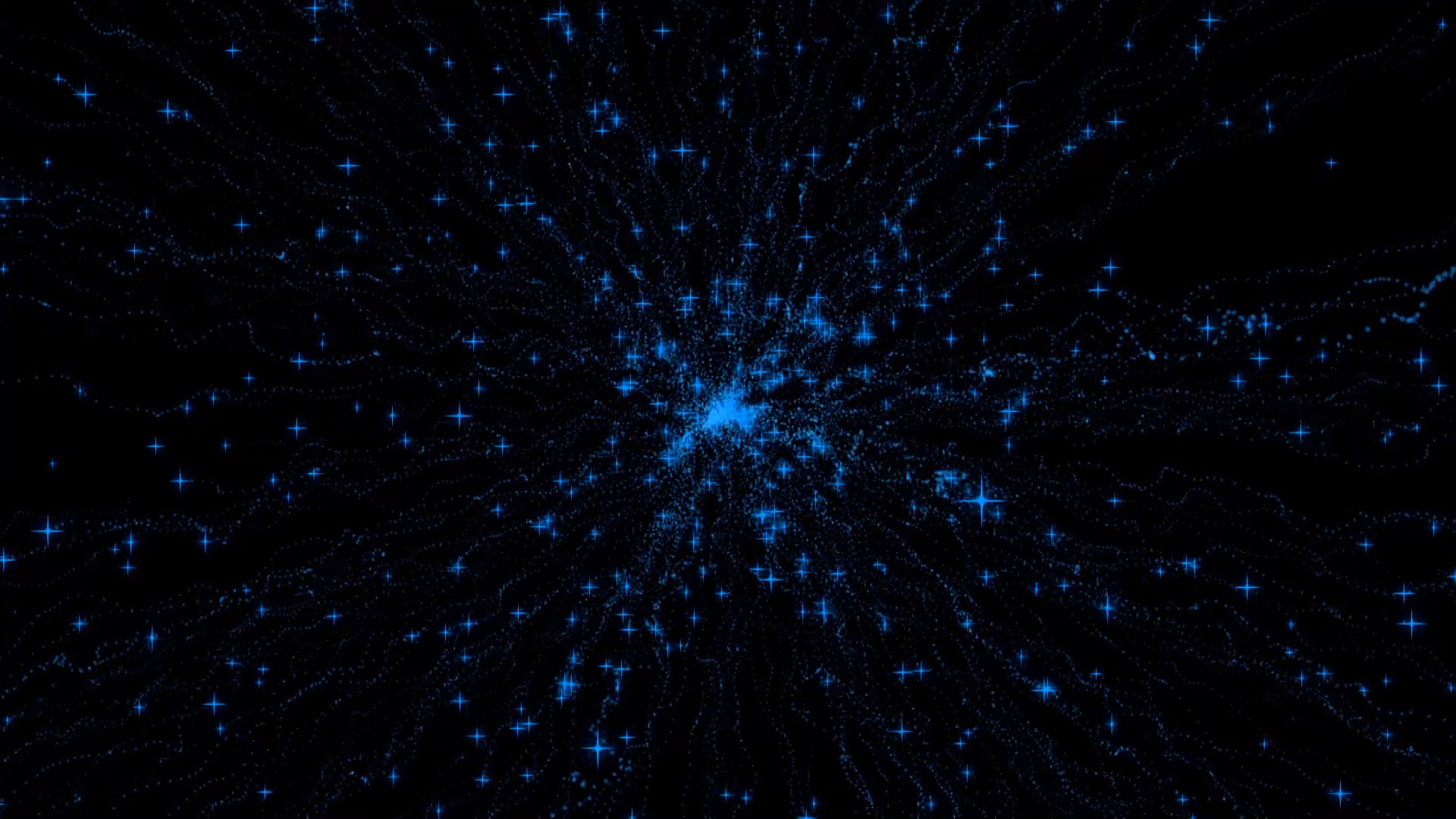 蓝色唯美粒子星空舞台灯光背景视频视频的预览图