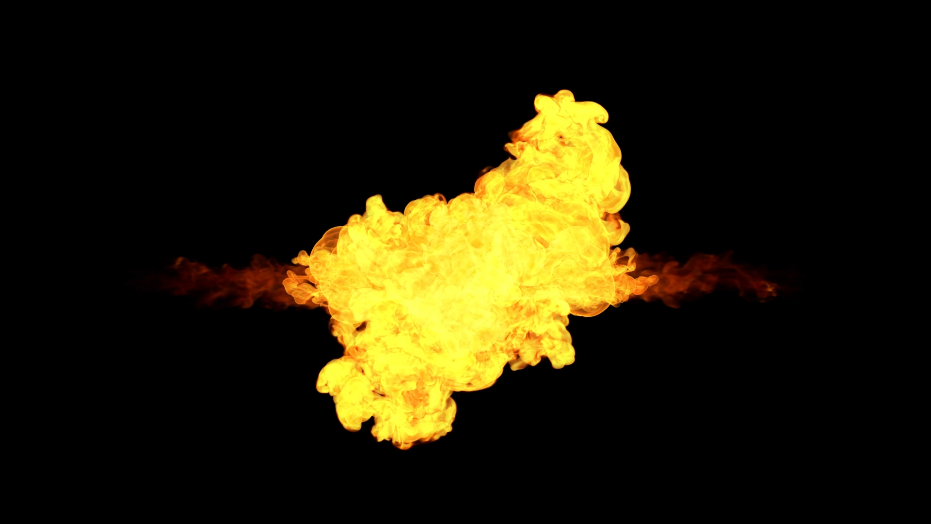 带通道碰撞爆炸火焰特效视频的预览图