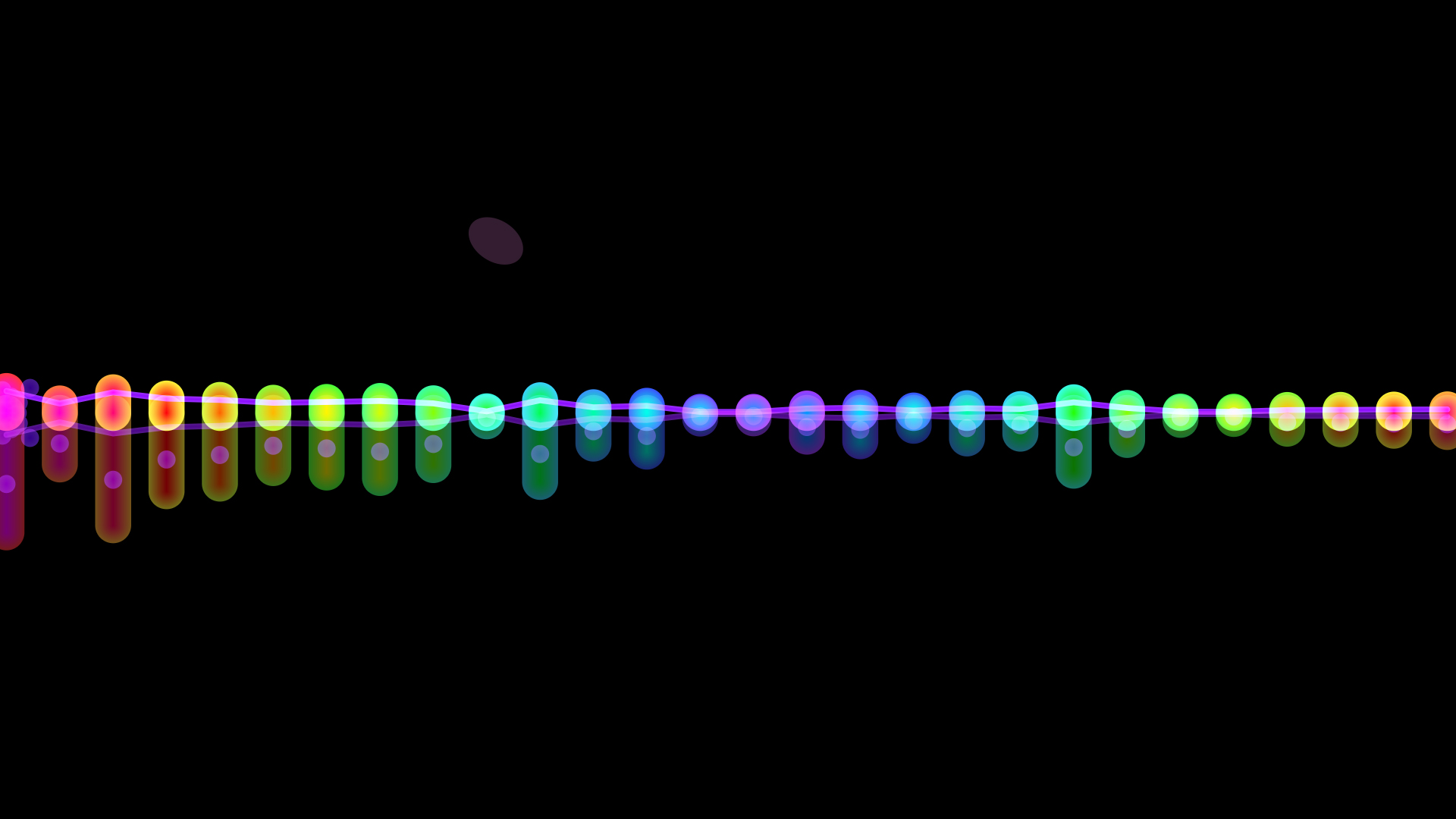 绚丽霓虹音频波形音频可视化视频AE模板带通道视频的预览图