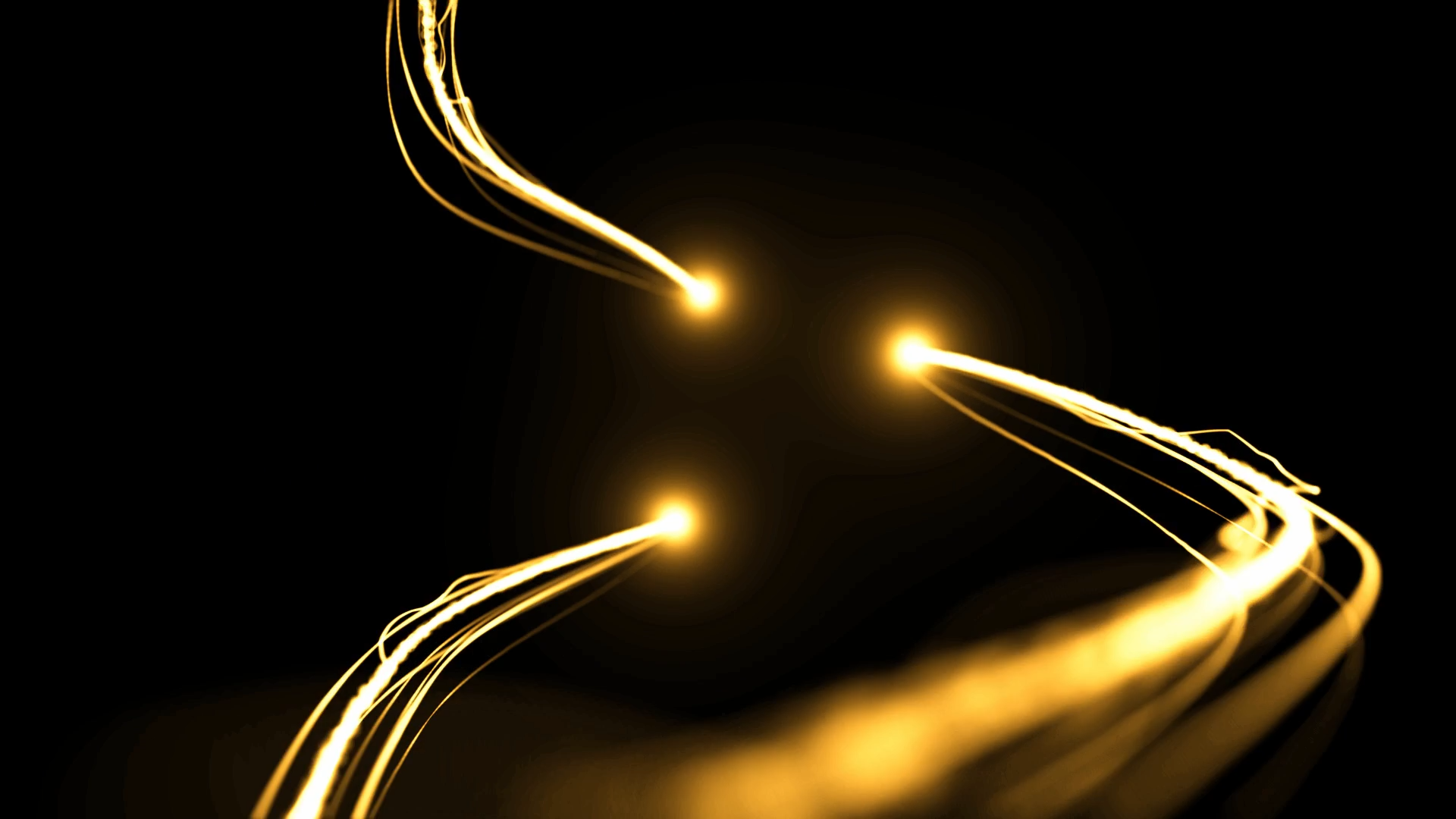 带通道免抠金色粒子环绕光线汇聚特效视频的预览图
