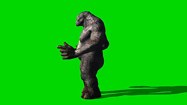 大猩猩跳舞特效合成绿幕视频ae模板视频的预览图