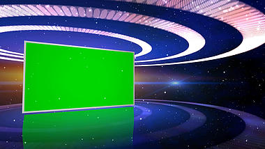 新闻演播厅液晶屏绿幕视频ae模板视频的预览图