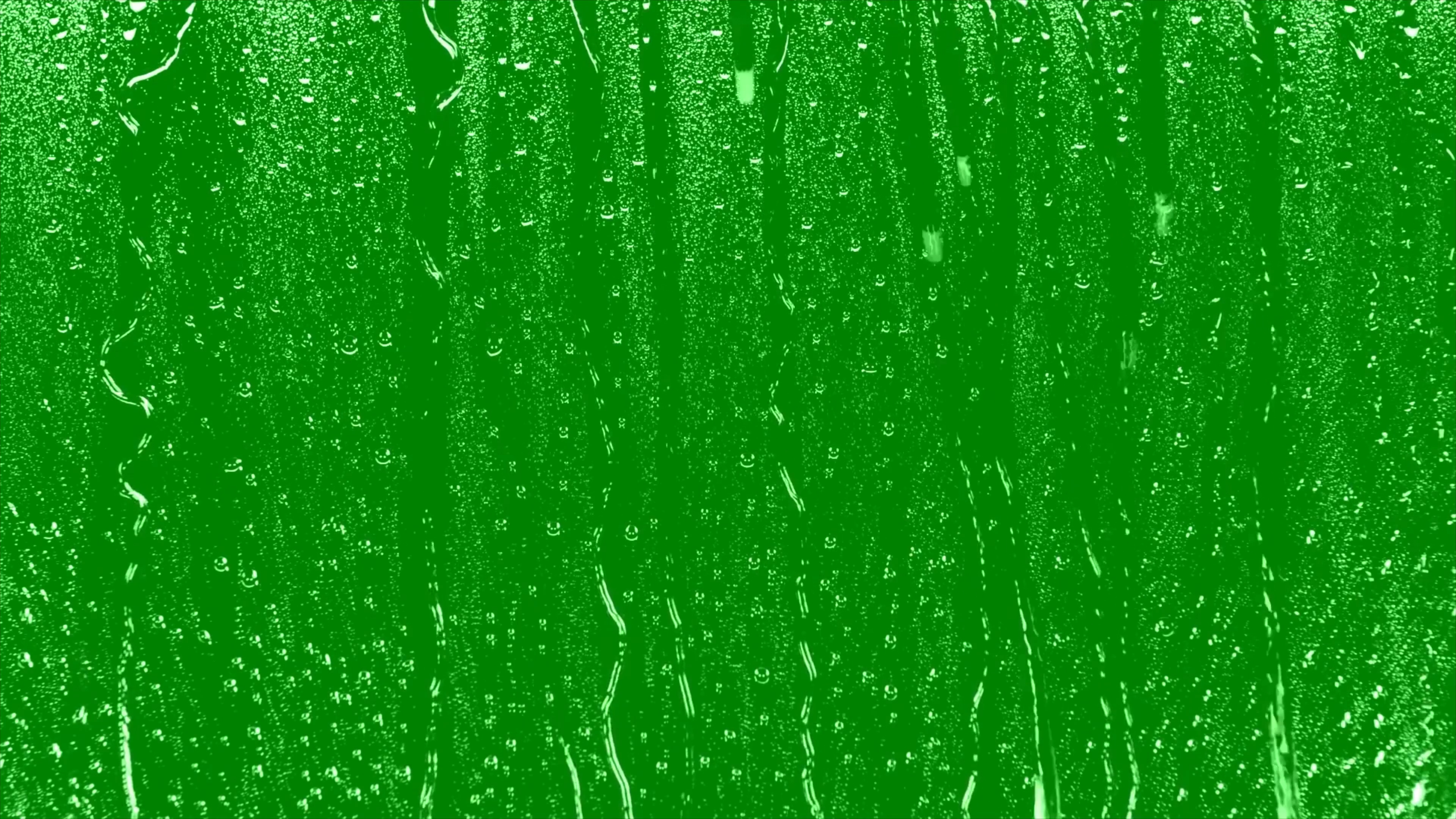 4k玻璃雨水落下绿幕抠像视频ae模板视频的预览图