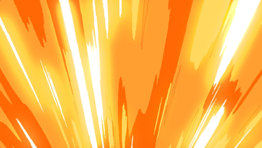 橙色无缝循环能量爆炸卡通动态背景视频的预览图