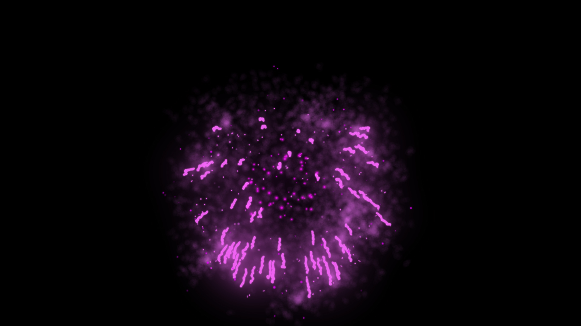 紫色烟花通道特效AE模板视频的预览图