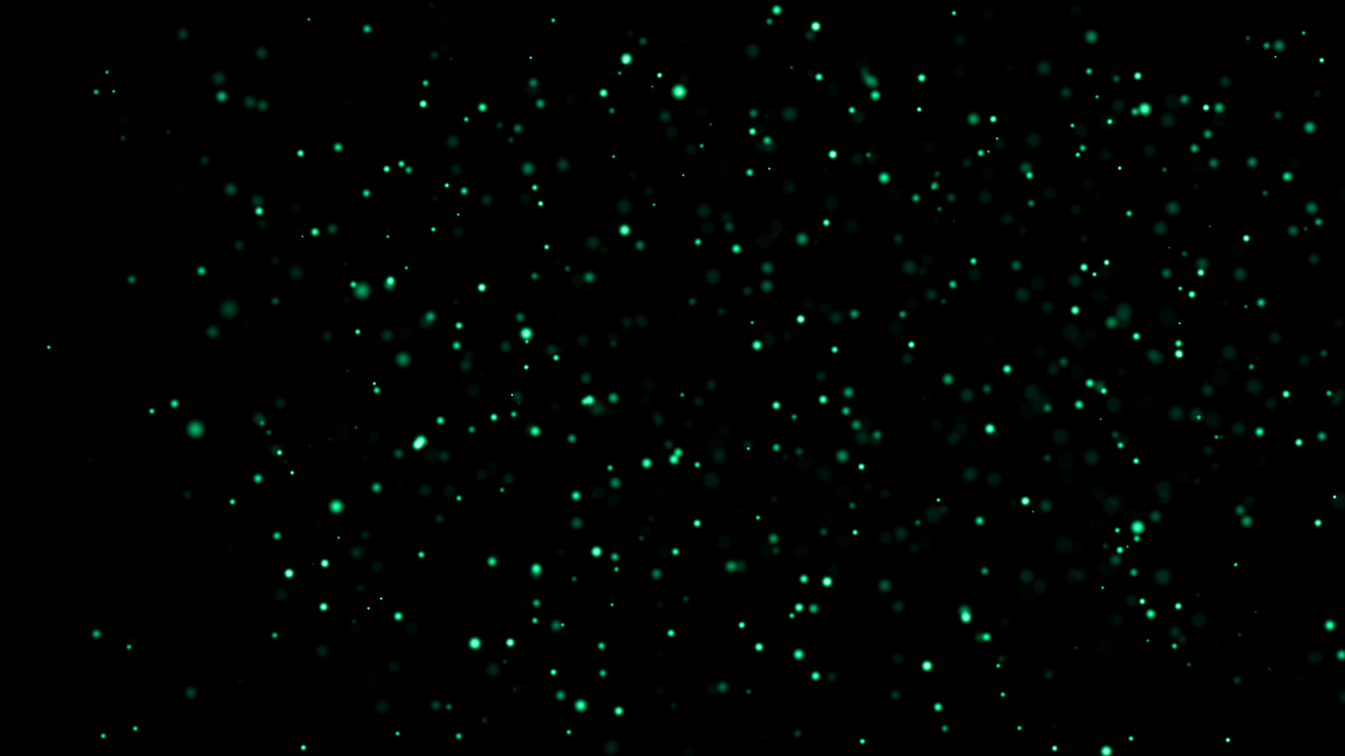 绿色粒子光斑通道视频AE模板视频的预览图