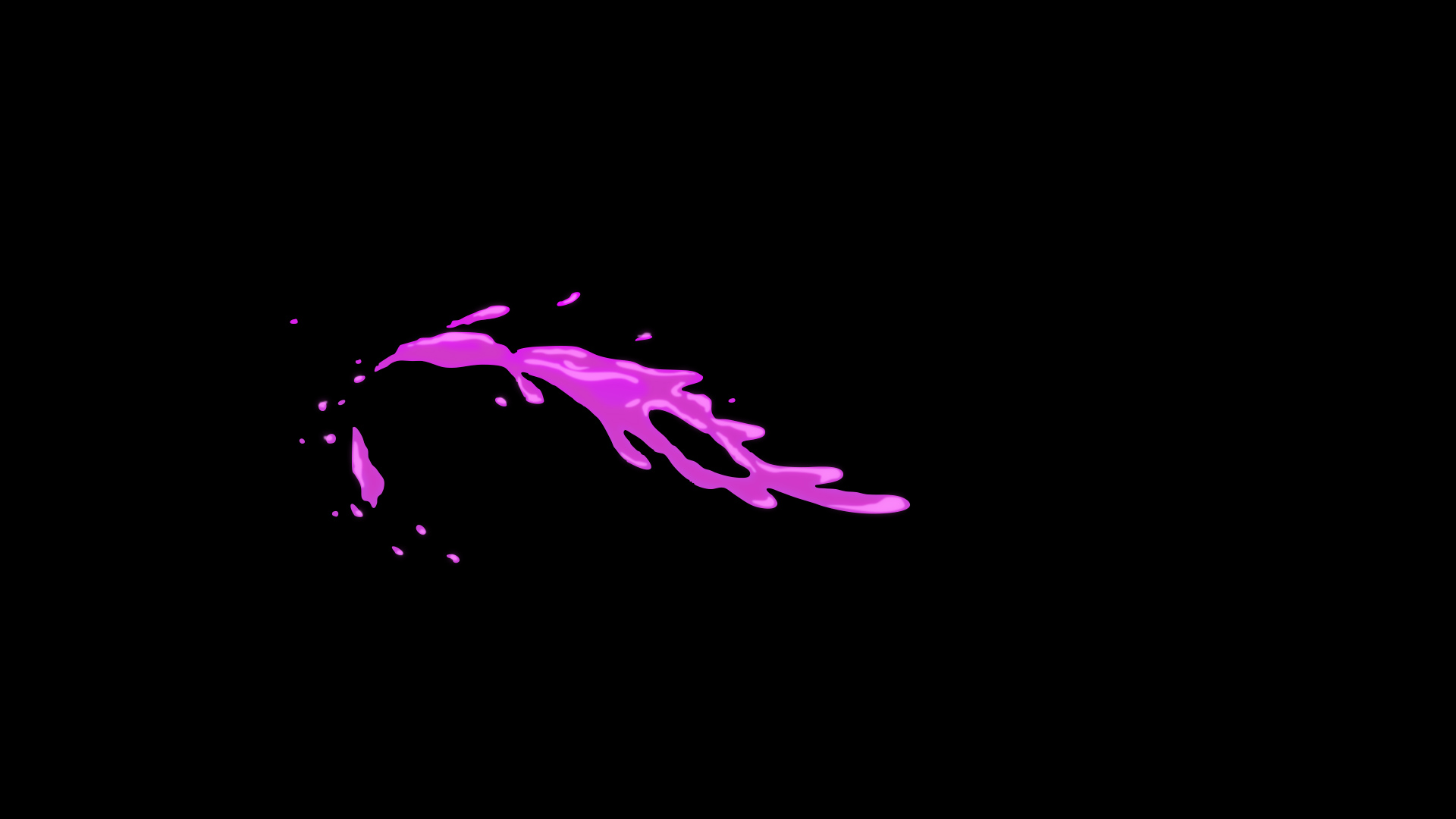 紫色液体综艺特效AE模板视频的预览图
