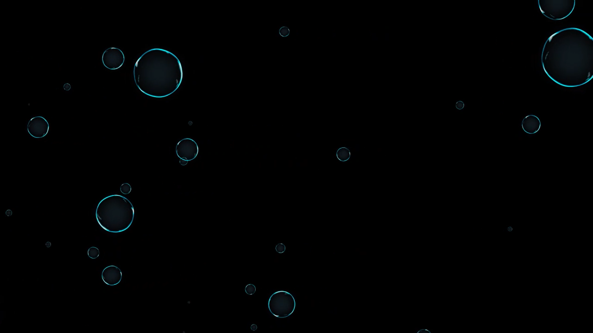 透明通道彩色泡泡视频背景AE模板视频的预览图