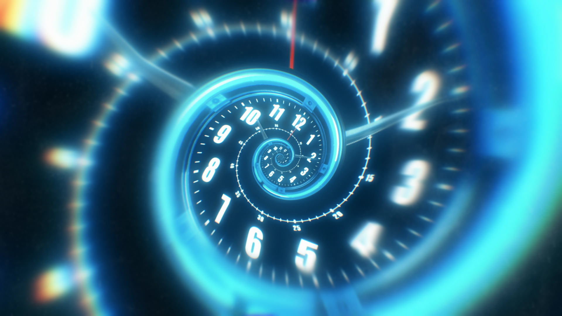 科技感时间旋涡穿梭无限循环背景视频视频的预览图