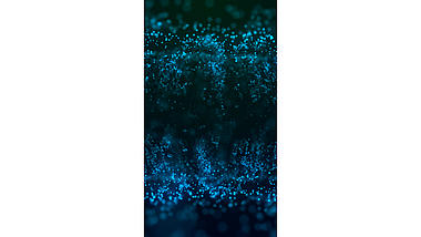 蓝色粒子竖版背景视频AE模板视频的预览图