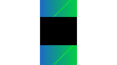 竖版绿色边框可替换视频包装AE模板视频的预览图