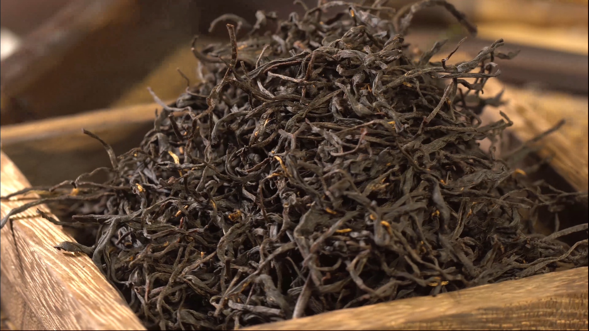 4K龙井茶传统中式手工茶叶土特产视频的预览图
