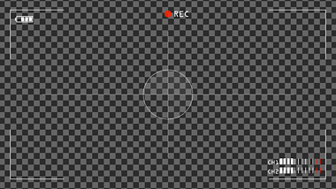 4K带通道摄像机取景框动态展示视频的预览图