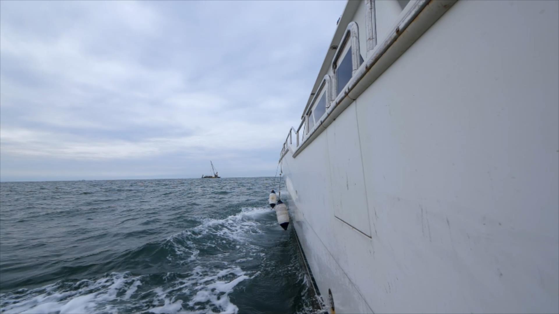 1080P游轮在海上行驶升格视频的预览图