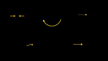 黄色箭头通道动画AE模板视频的预览图