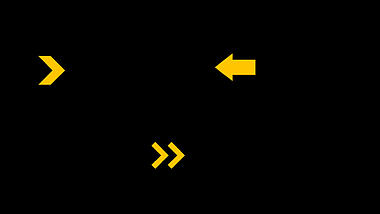 黄色扁平素材箭头动画AE模板视频的预览图