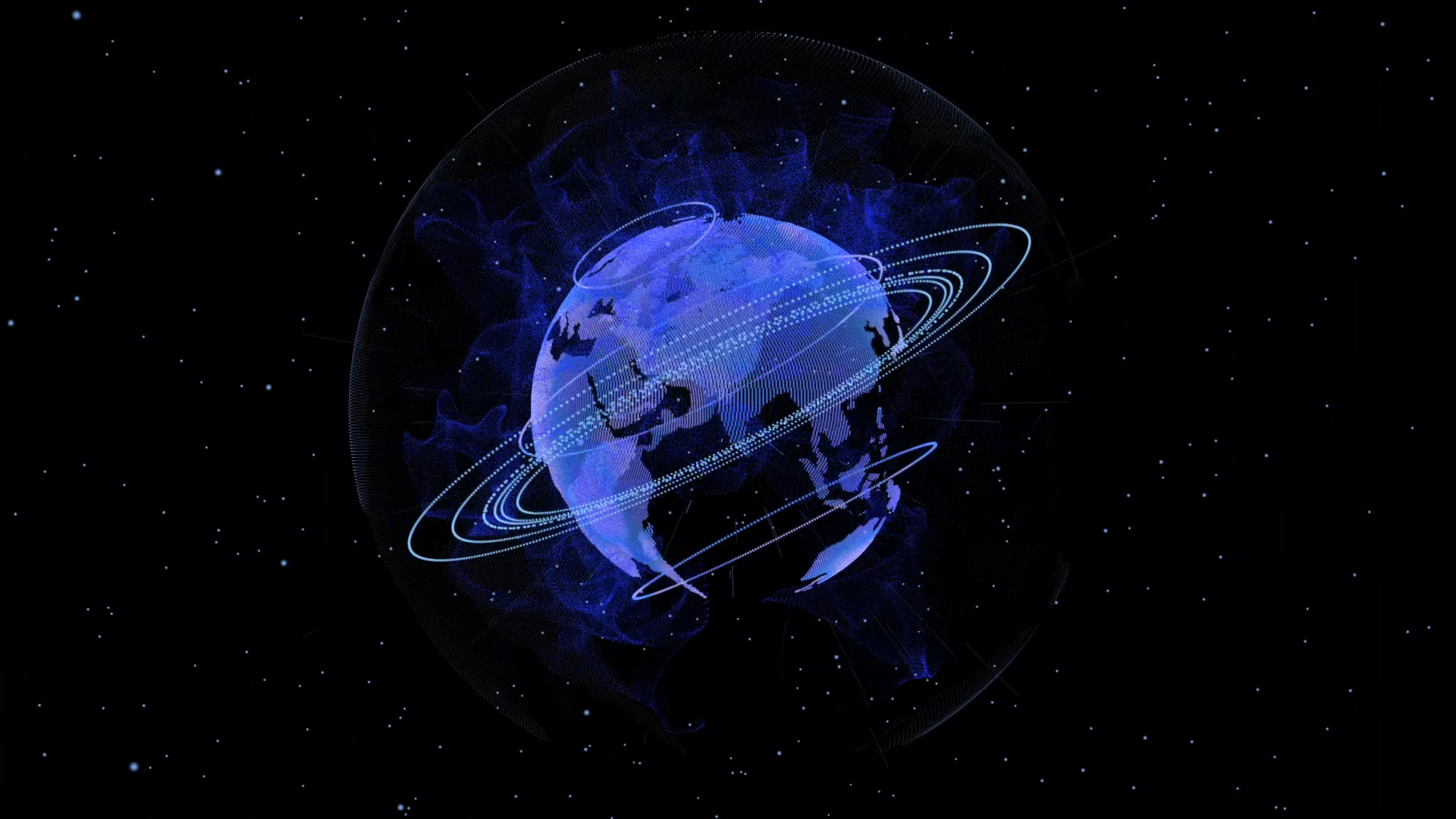 粒子球体动态星球视频ae模板视频的预览图