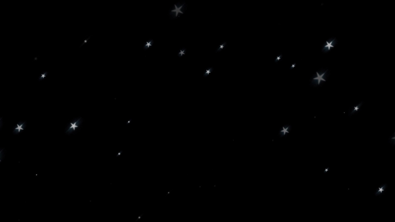 星星右上飘落动画视频ae模板视频的预览图