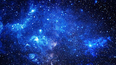 蓝色星空宇宙太空背景视频ae模板视频的预览图