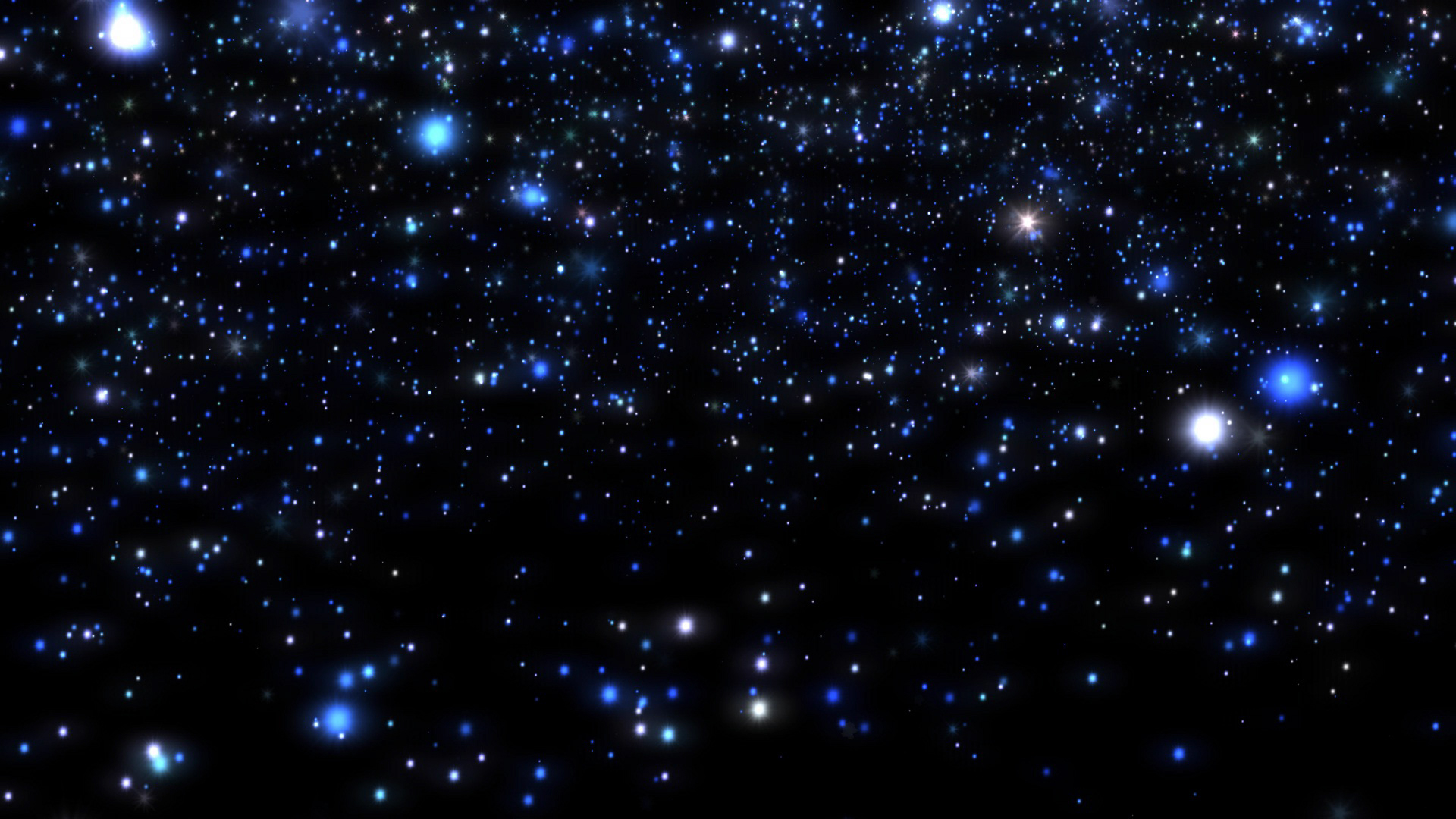 深邃星空蓝色粒子雨背景视频ae模板视频的预览图