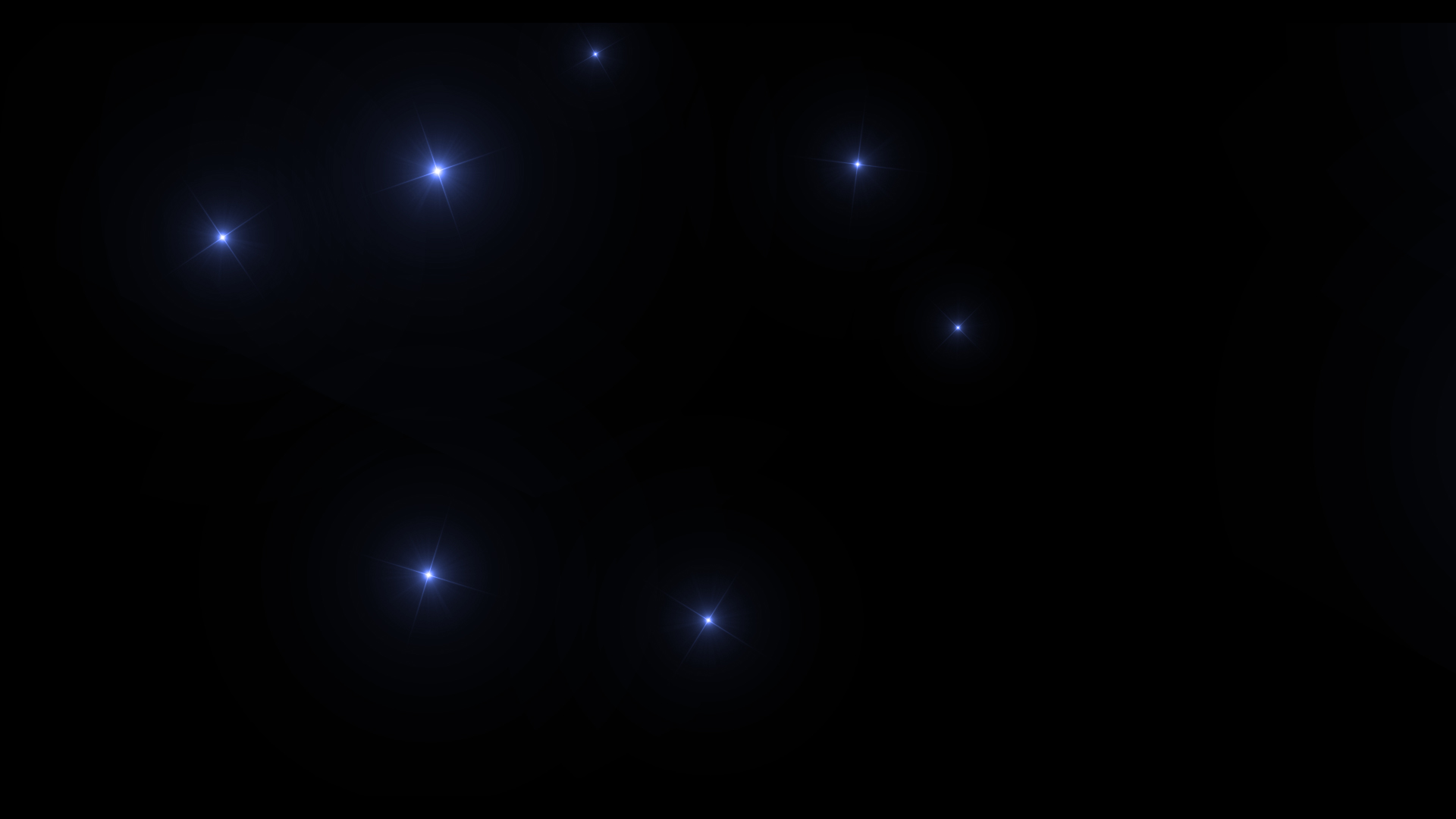 星星闪烁透明通道视频ae模板视频的预览图
