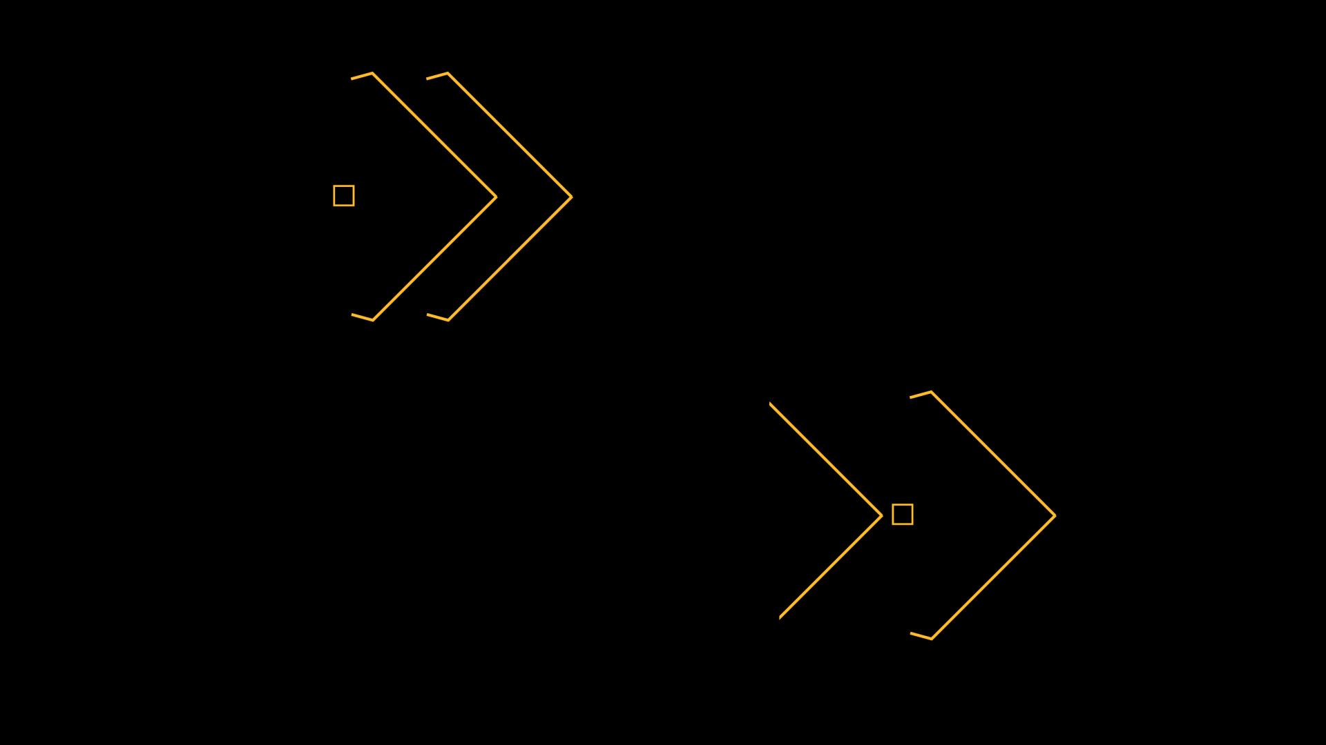 科技黄色白色箭头动画AE模板视频的预览图