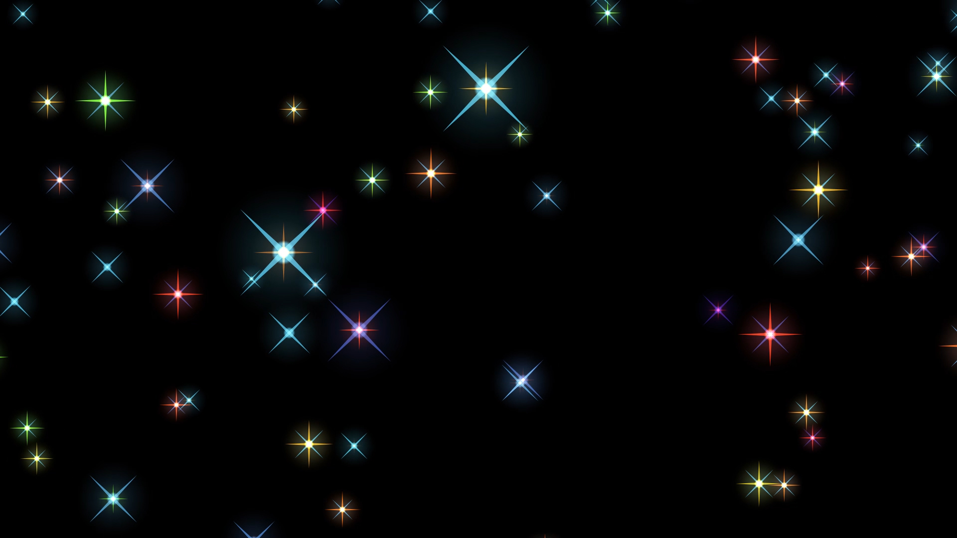 斑斓色彩星光视频ae模板板视频的预览图