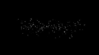 满天星闪耀粒子发散星星视频ae模板视频的预览图