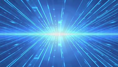 蓝色放射线条时空穿梭光束科技感线条视频背景视频的预览图