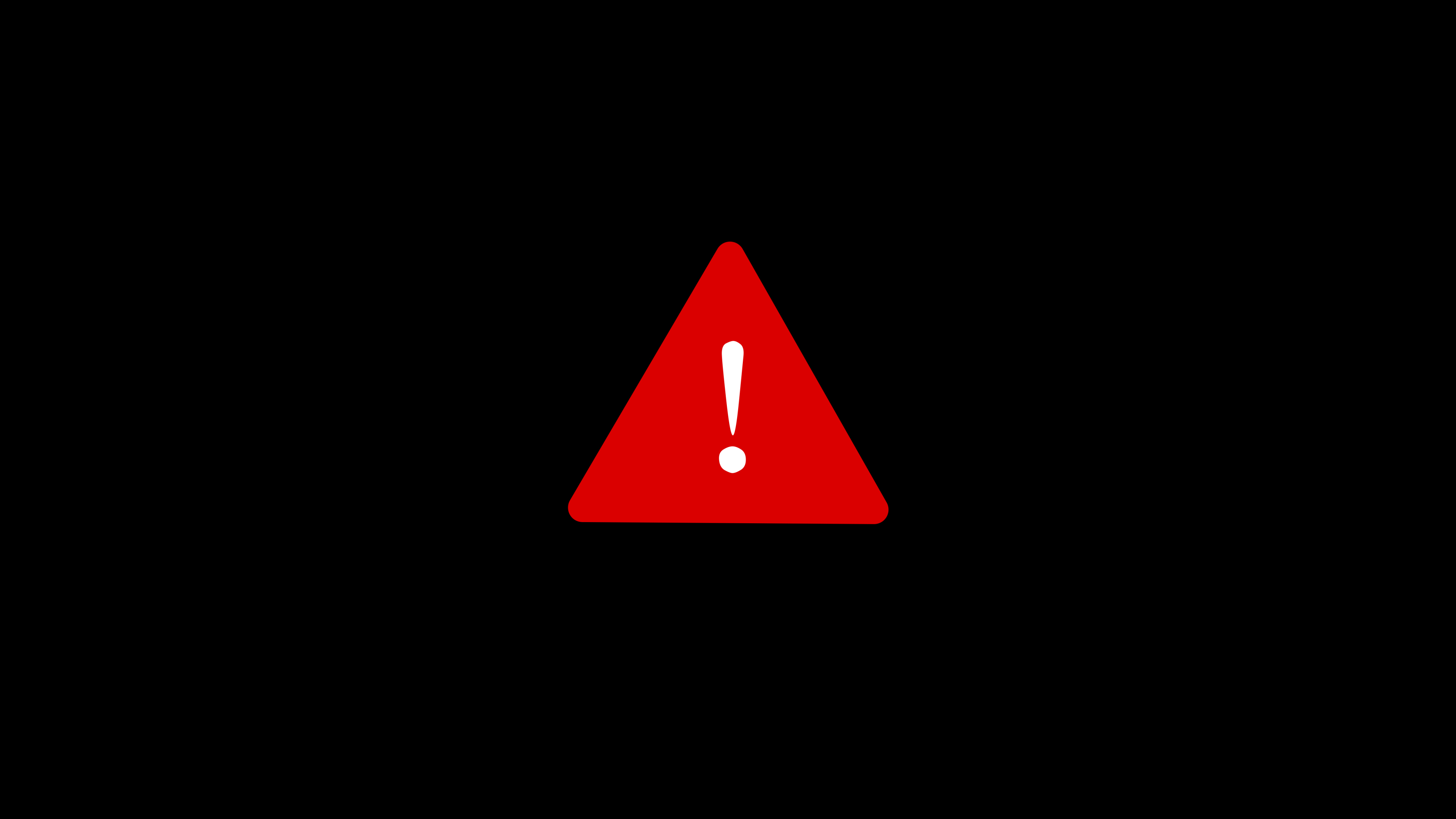 三角形警告禁止标识标志视频ae模板视频的预览图