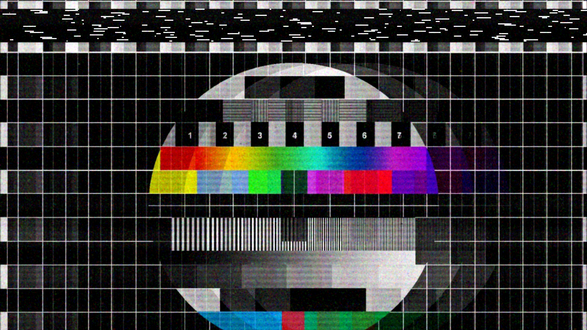 复古电视信号损坏转场带通道视频视频的预览图